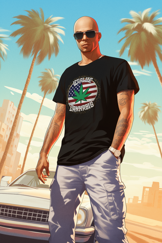 USA Legalize Cannabis Tee