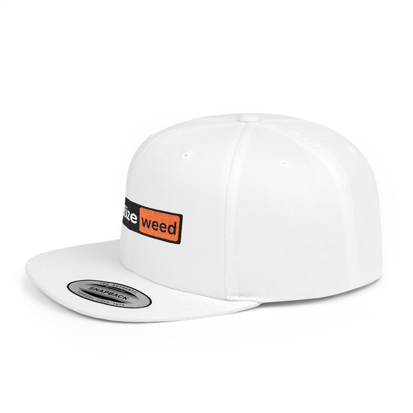 Legalize weed PH Flat Bill Snapback hat