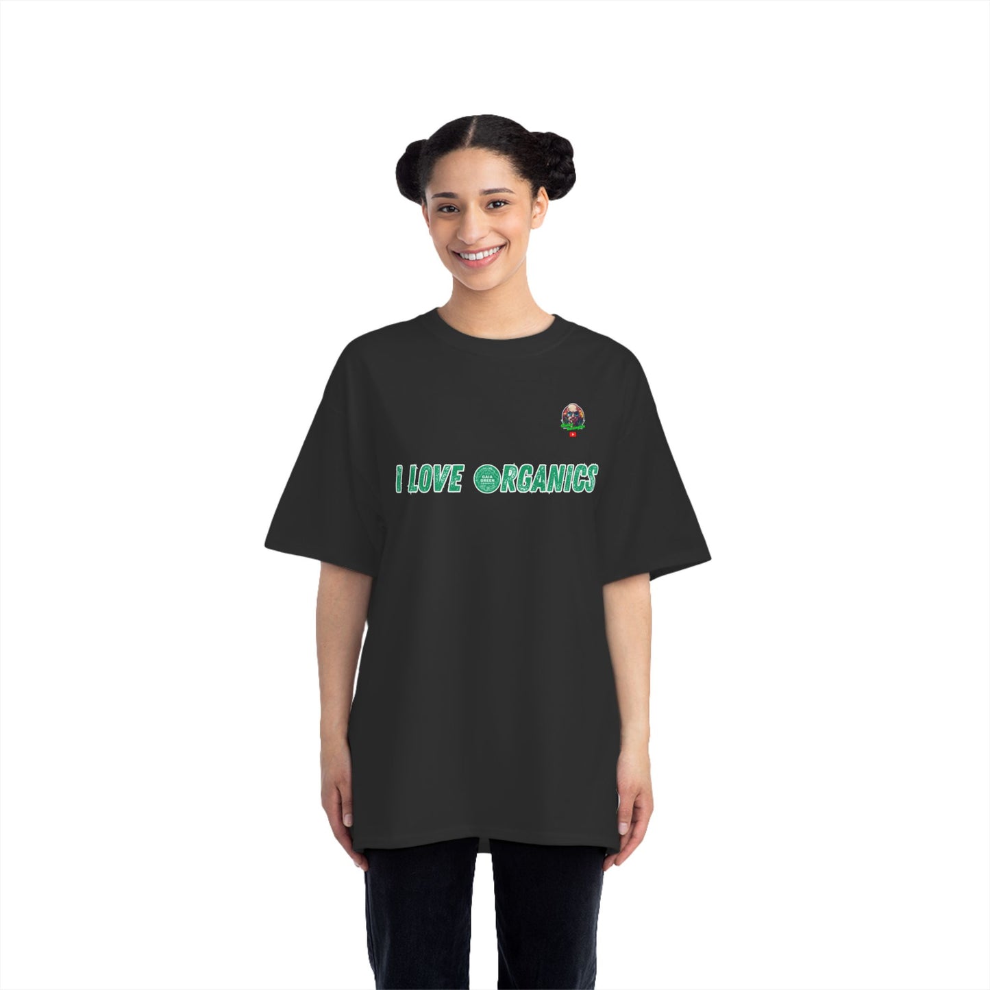 "I Love Organics" Stoned Merch Short-Sleeve T-Shirt