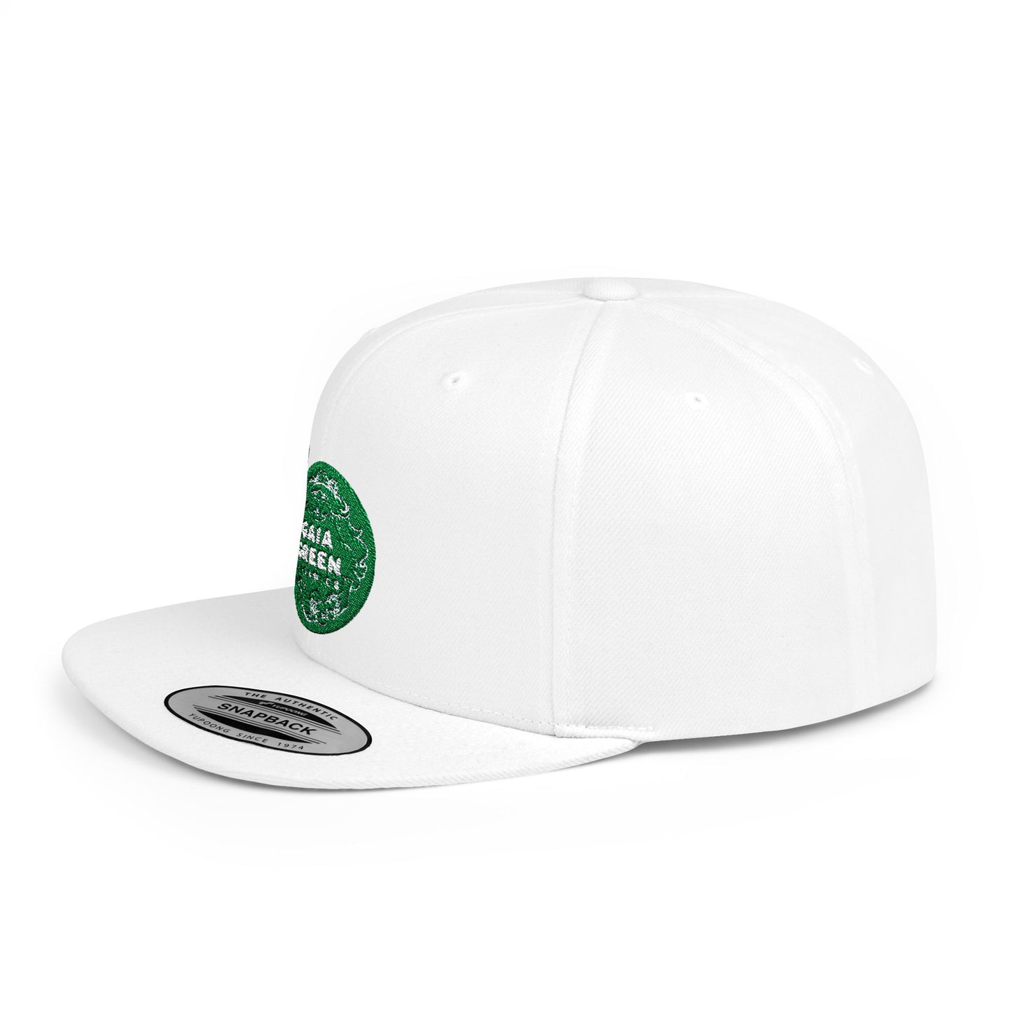 Gaia Green Flat Bill Snapback