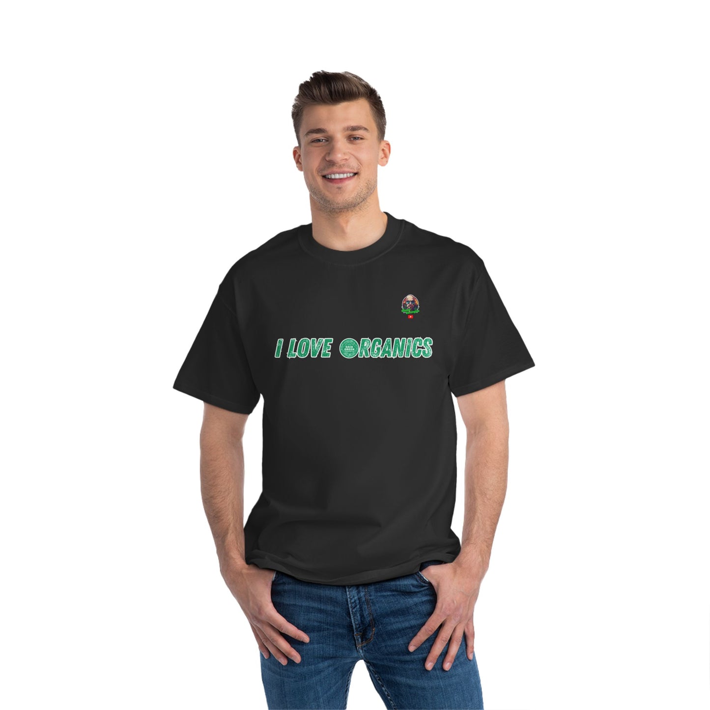 "I Love Organics" Stoned Merch Short-Sleeve T-Shirt