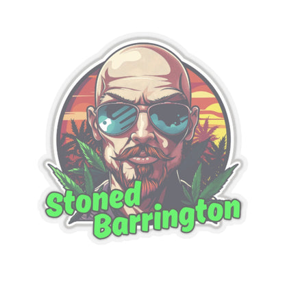 Stoned Barrington Logo Merch Stickers