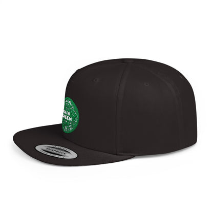 Gaia Green Flat Bill Snapback