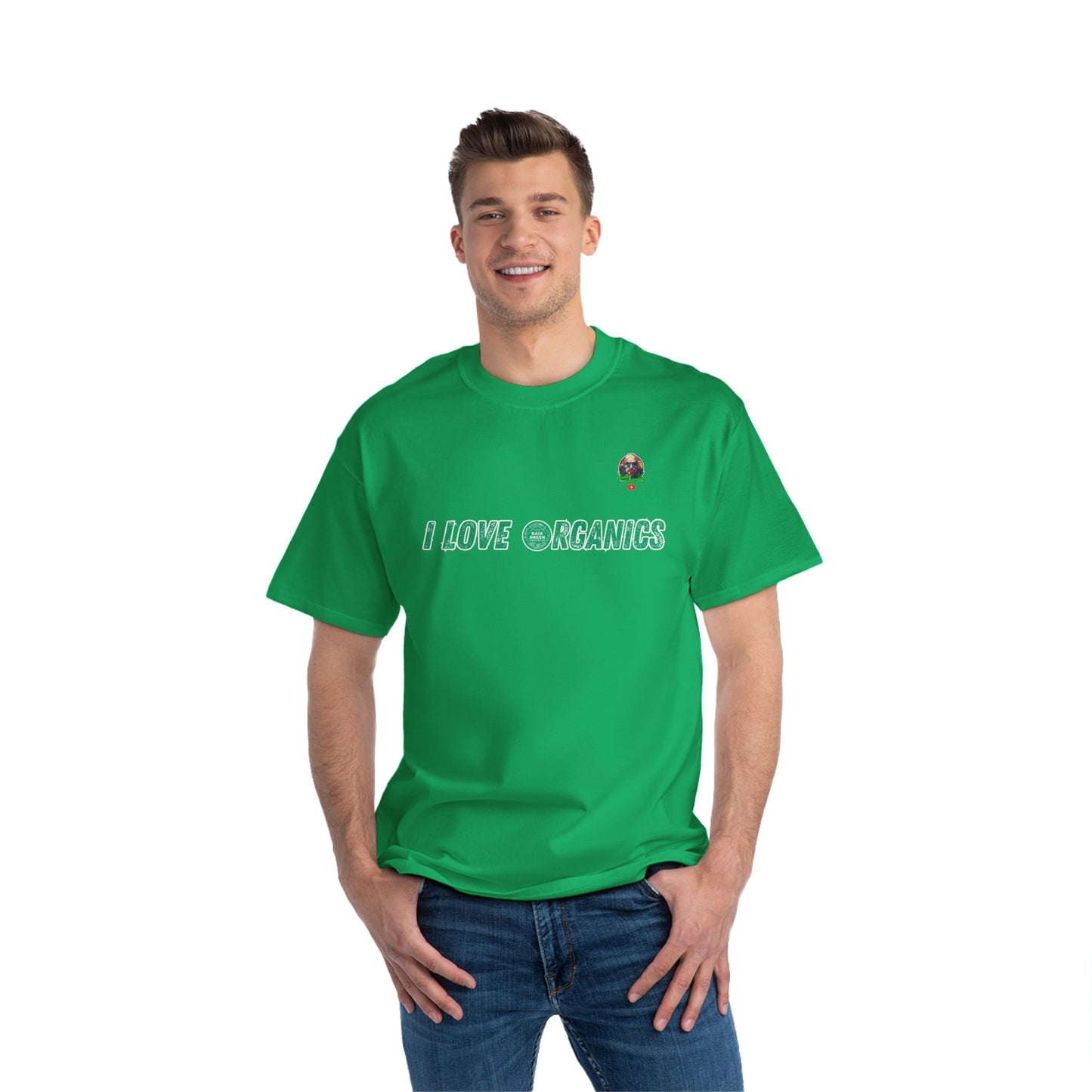 "I Love Organics" Stoned Merch Short-Sleeve T-Shirt