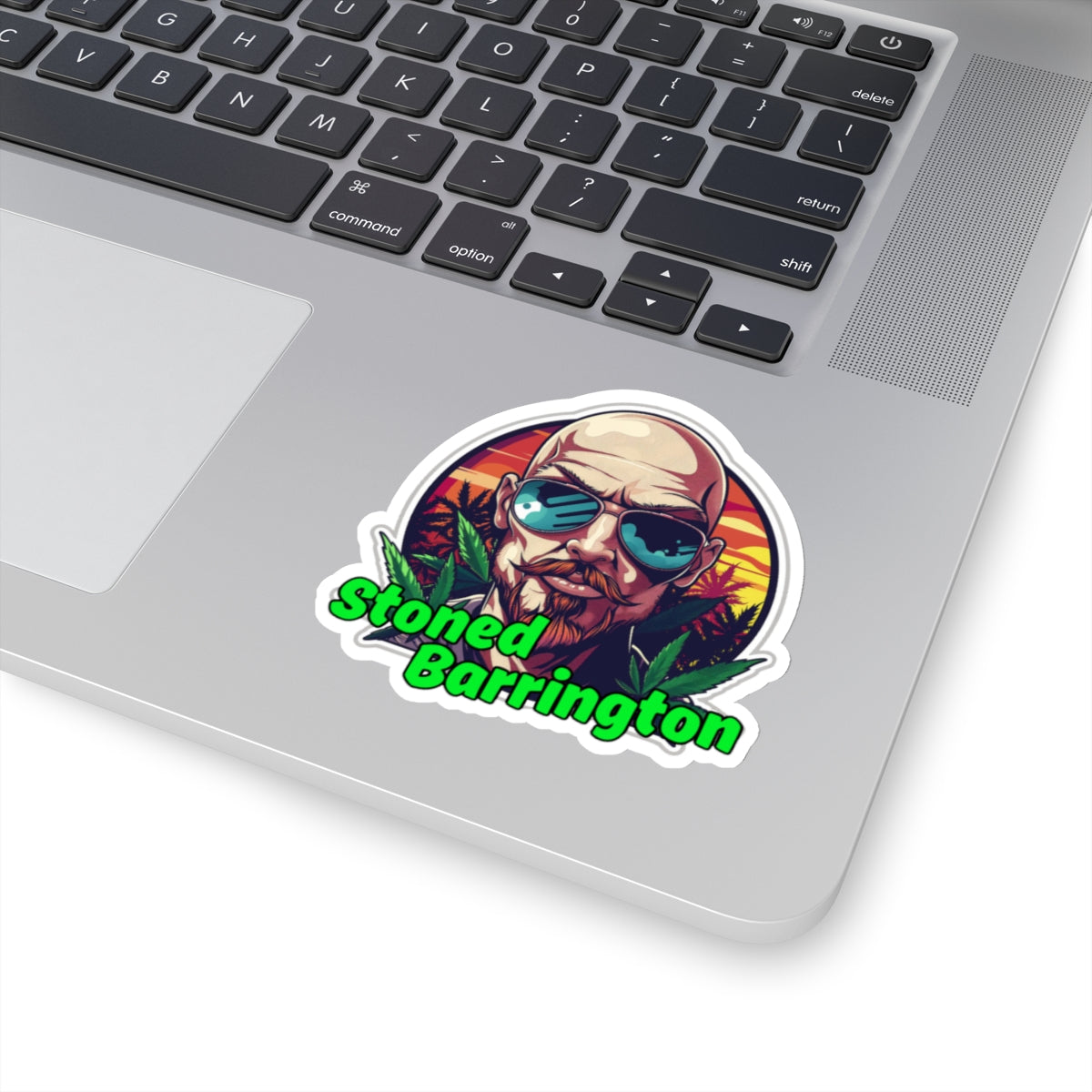 Stoned Barrington Logo Merch Stickers