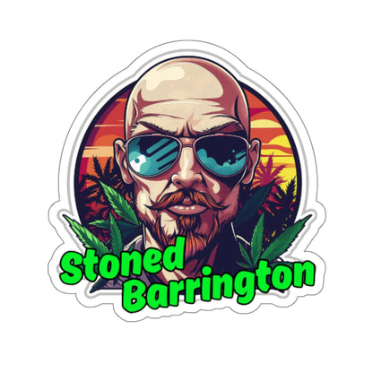 Stoned Barrington Logo Merch Stickers