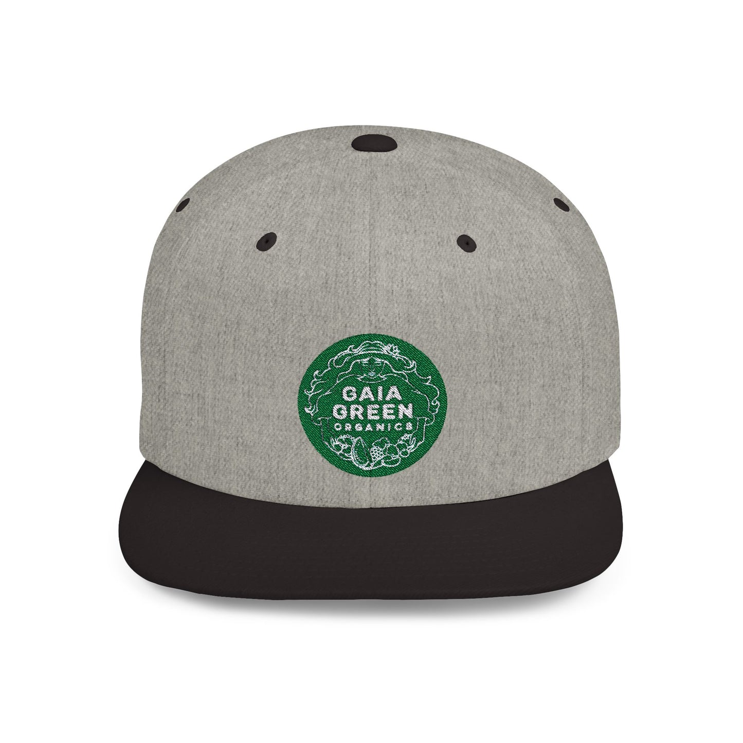 Gaia Green Flat Bill Snapback