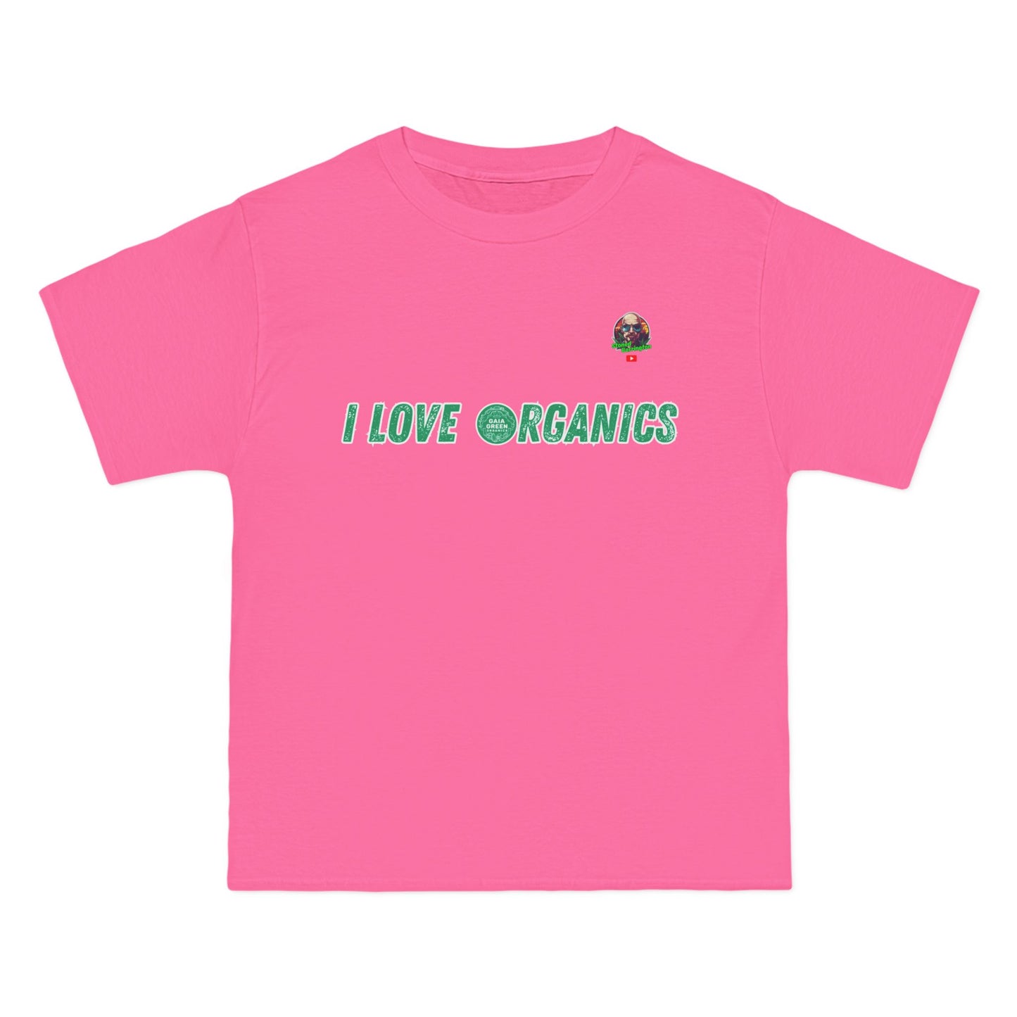 "I Love Organics" Stoned Merch Short-Sleeve T-Shirt