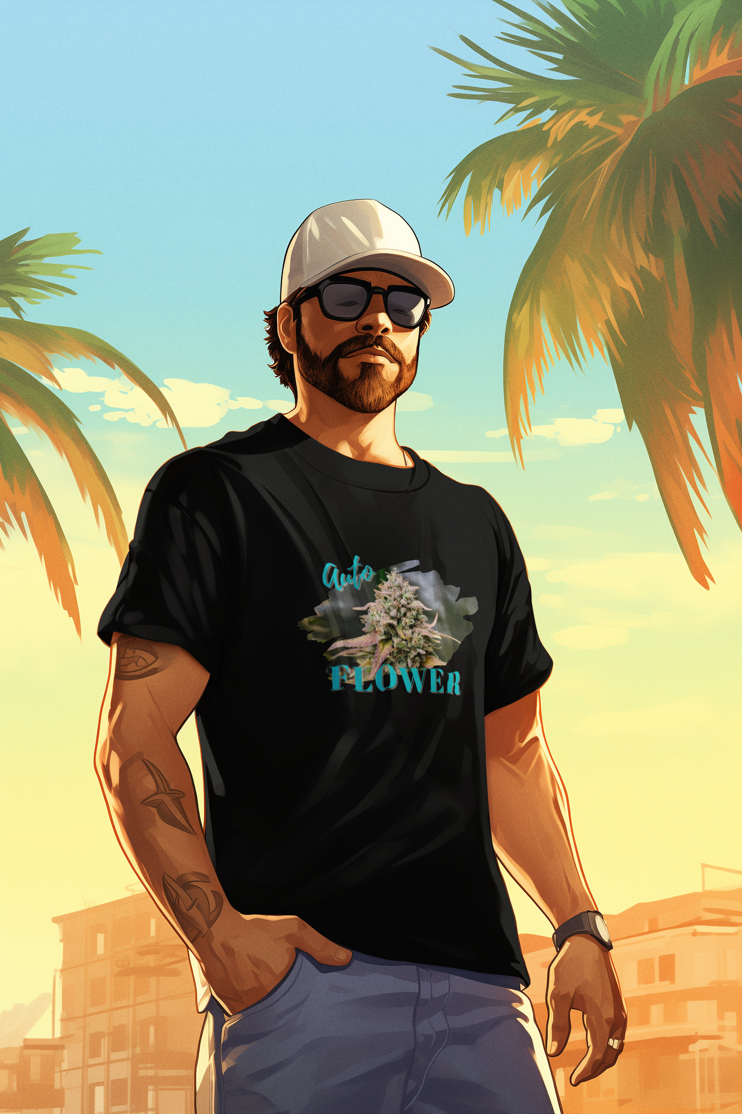 Auto Flower Bud Tee