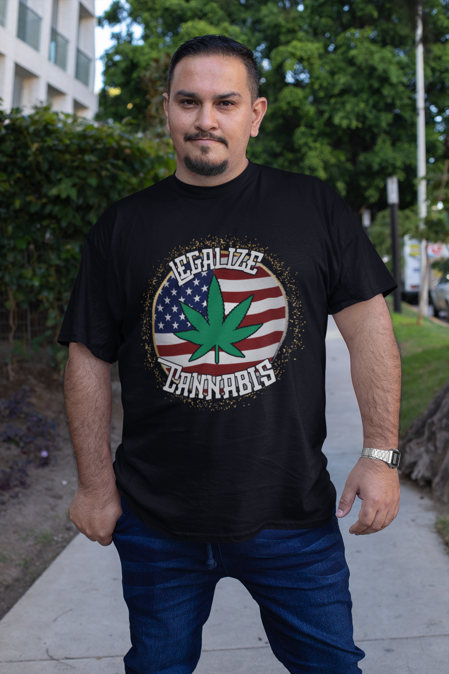 USA Legalize Cannabis Tee