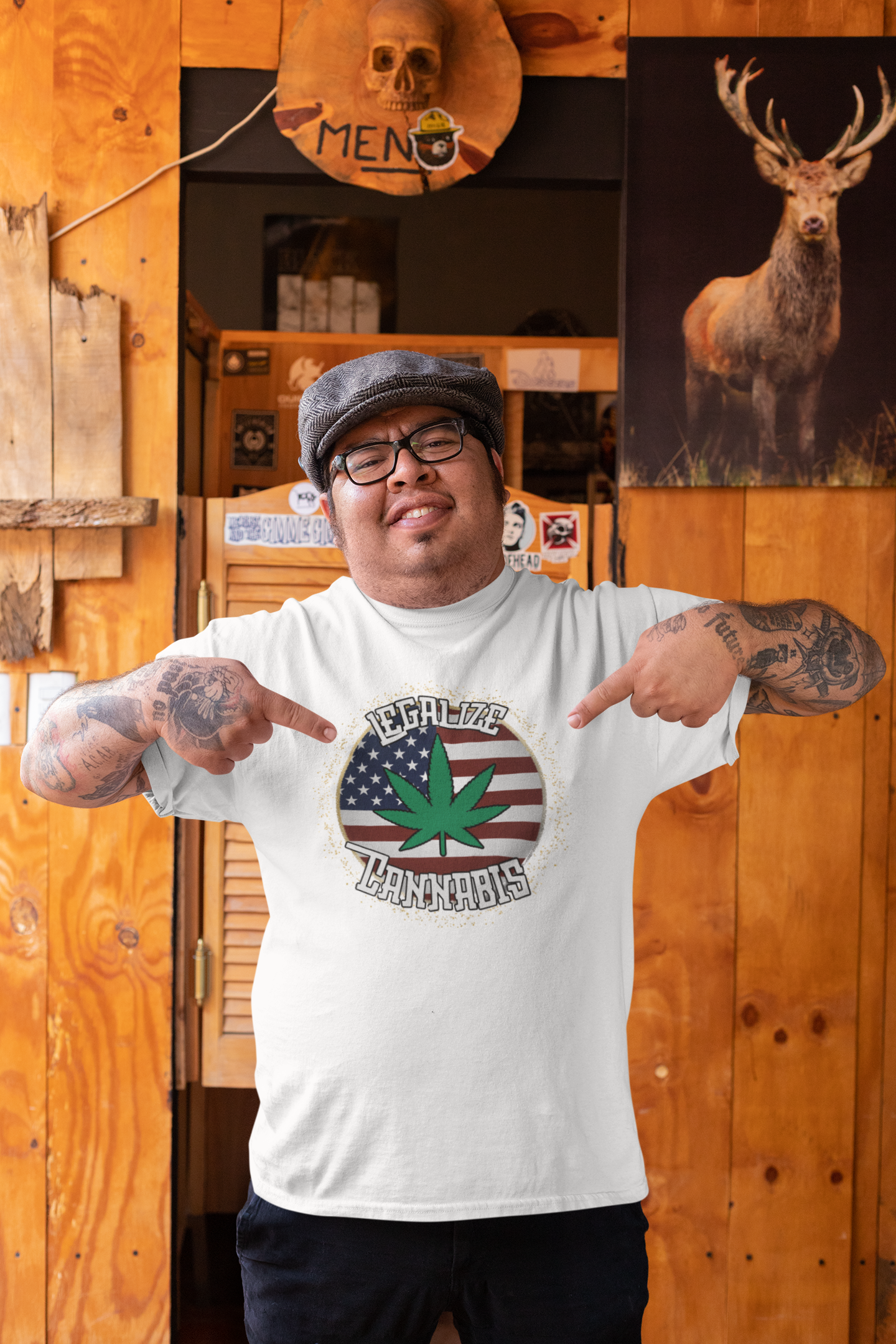 USA Legalize Cannabis Tee