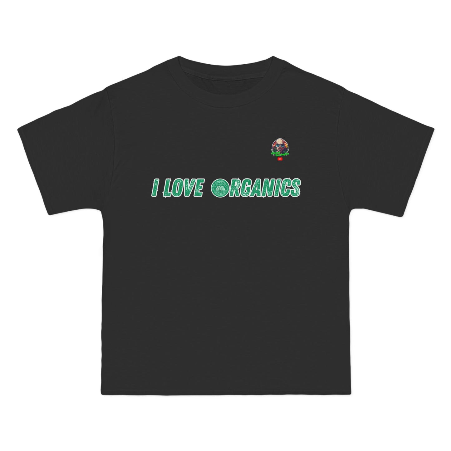 "I Love Organics" Stoned Merch Short-Sleeve T-Shirt