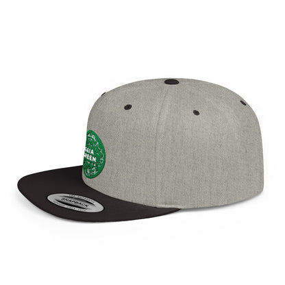 Gaia Green Flat Bill Snapback