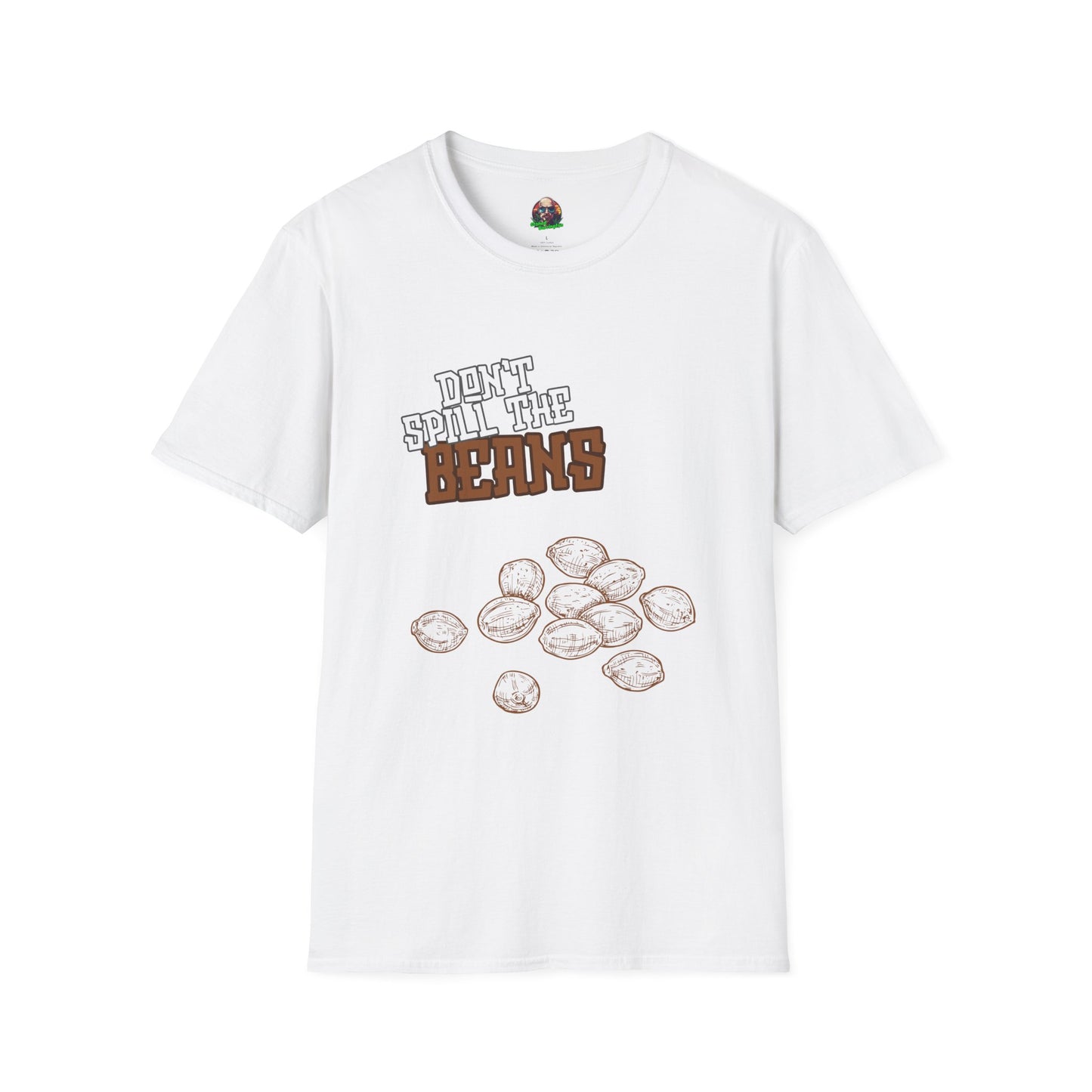 "Don't spill the beans" Stoned Barrington Merch t-shirt