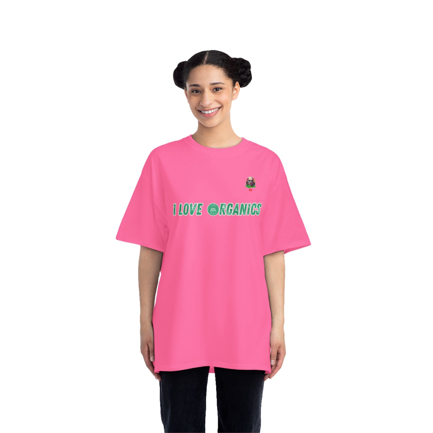 "I Love Organics" Stoned Merch Short-Sleeve T-Shirt