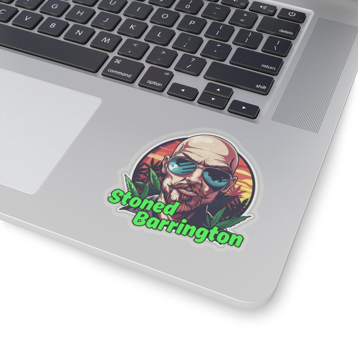 Stoned Barrington Logo Merch Stickers