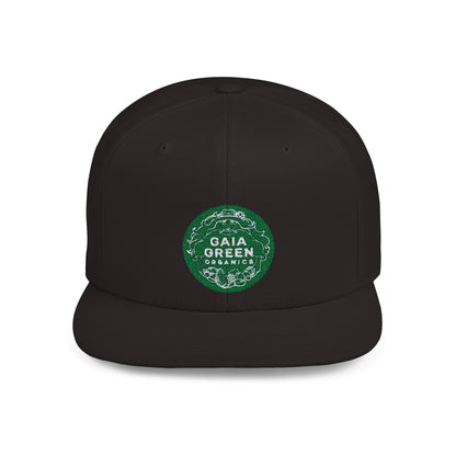 Gaia Green Flat Bill Snapback